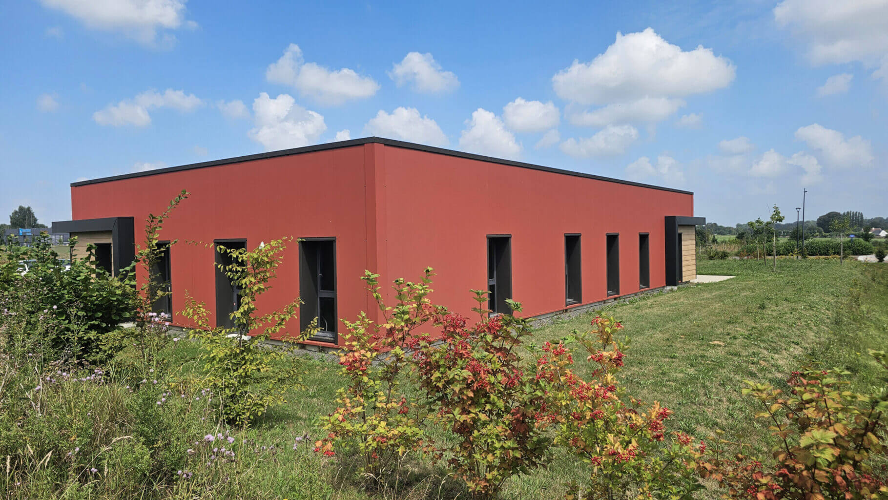 Parc d'activités Eco-Normandie à Saint-Romain-de-Colbosc, un écrin de verdure pour les entreprises (c) Le Havre Seine Développement