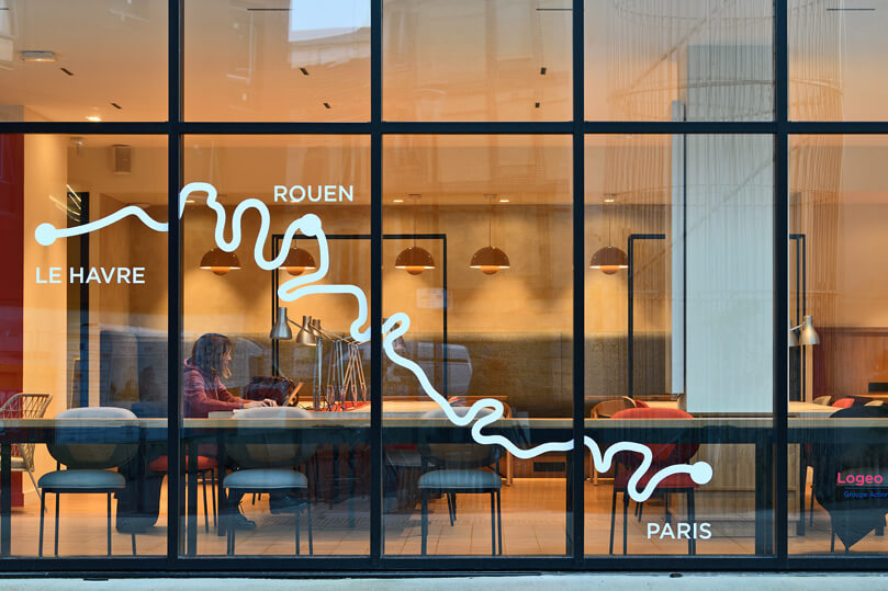 Axes, coworking près de la gare du Havre (c) Studio Erick Saillet - Logeo Seine