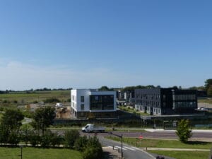 Parc tertaire du Havre Plateau, en cours de construction sur le parc d'activités Le Havre Plateau (c) Le Havre Seine Développement