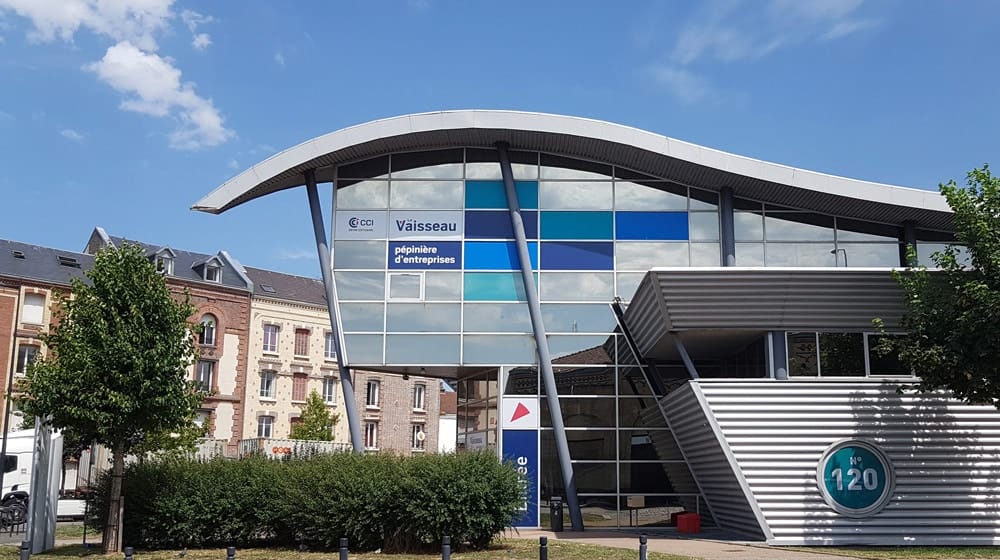 Offices for rent at the Le Vaisseau business incubator in Le Havre (c) CCI Seine Estuaire