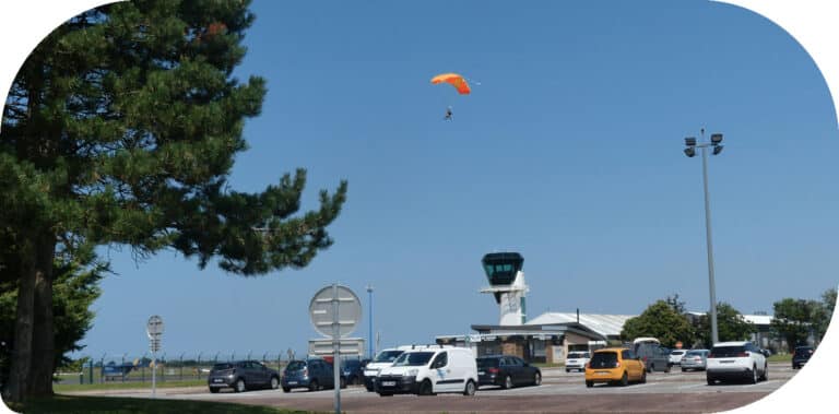 L'aéroport Le Havre-Octeville, où va s'implanter le pôle Drones et le CIDN (c) Le Havre Seine Développement