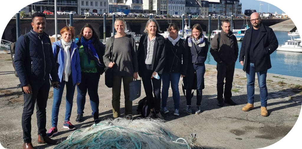 Lancement de FIRENOR à Fécamp pour tester la possibilité de recycler les filets de pêche usagés (c) Le Havre Seine Développement