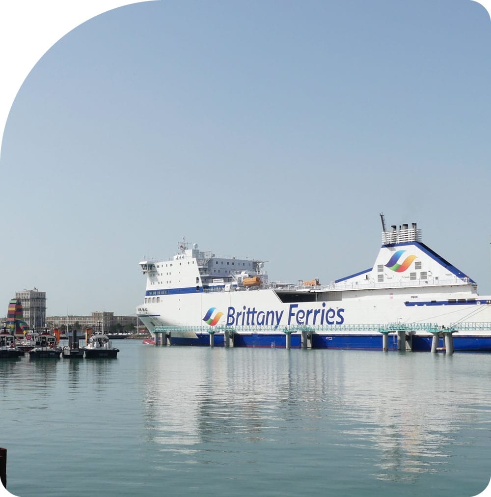 Ferry au Havre, proposant des liaisons directes avec le sud de l'Angleterre (c) Le Havre Seine Développement