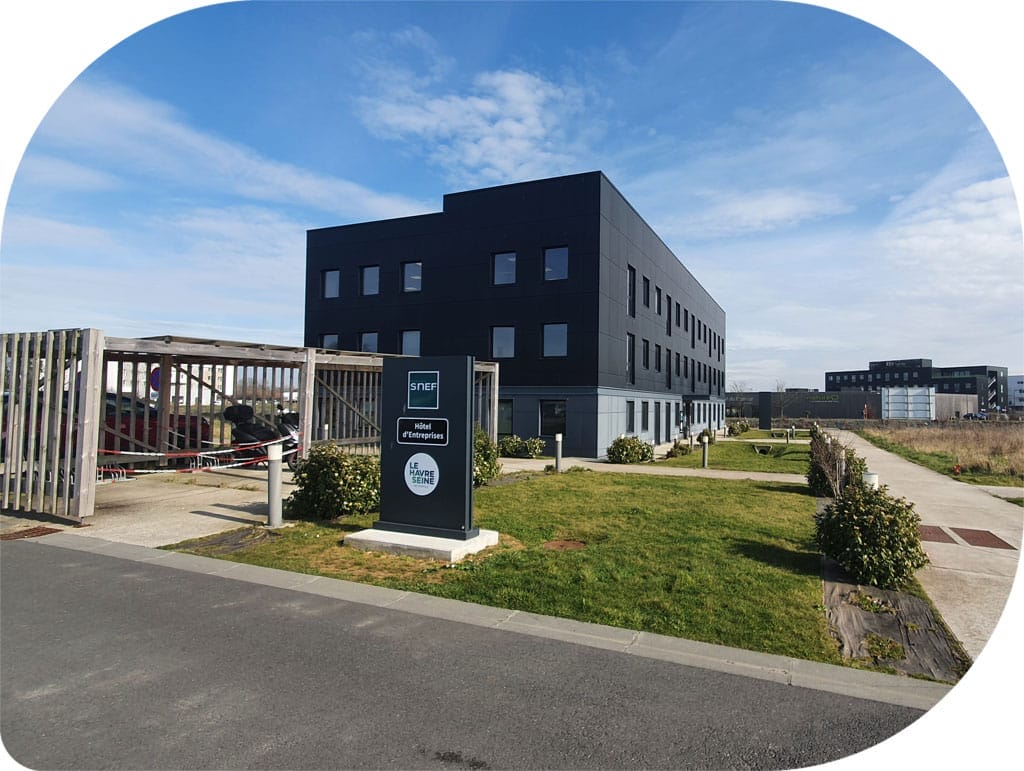 Hôtel d'entreprises Le Havre Plateau, au nord du Havre (c) Le Havre Seine Développement