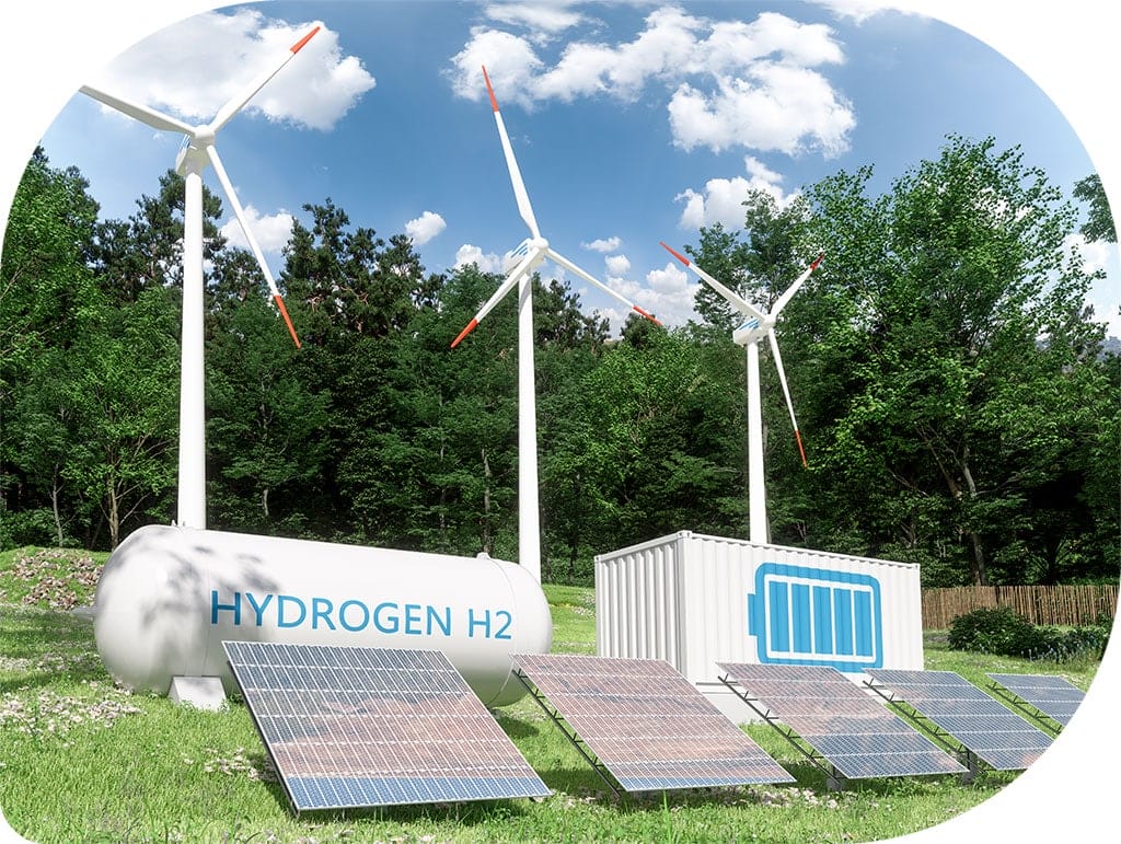 Développement d'écosystème autour de l'hydrogène et des énergies renouvelables - illustration (c) iStock