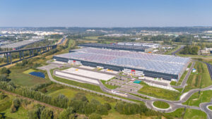 Vue aérienne du Parc Logistique du Pont de Normandie 2 (c) Marin David