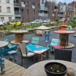 Terrasse du Hangar Zéro, à côté du Plateau Perret, bureau à louer dans les quartiers sud du Havre (Seine-Maritime | Normandie)
