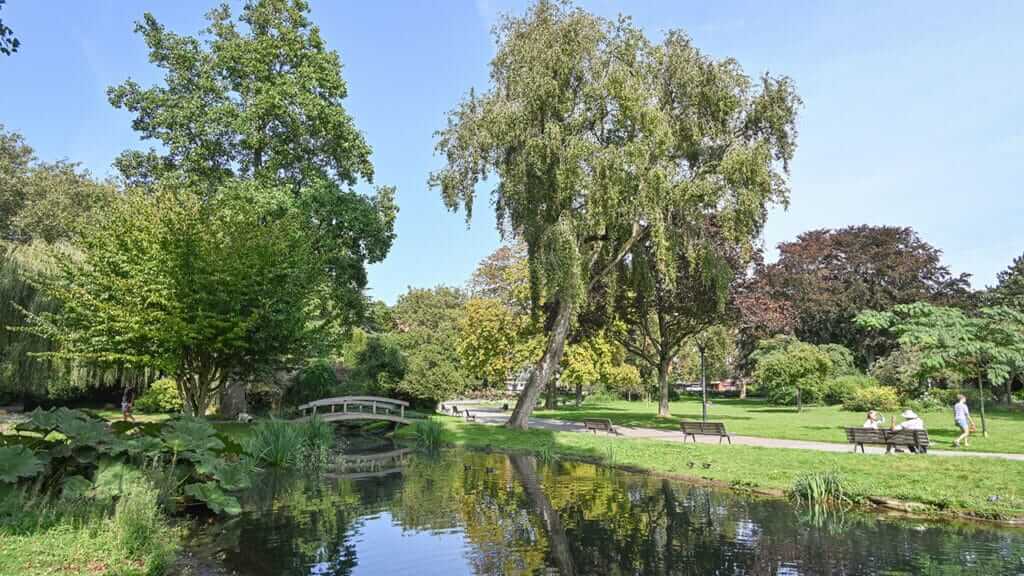 Square Saint-Roch, à 2 mn de l'hôtel de ville du Havre (c) Anne-Bettina Brunet - Ville du Havre