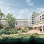 Programme Scènes de vie, réhabilitation de l'ancienne école de commerce du Havre en logements, résidence hôtelière, bureaux et commerces (c) SHEMA