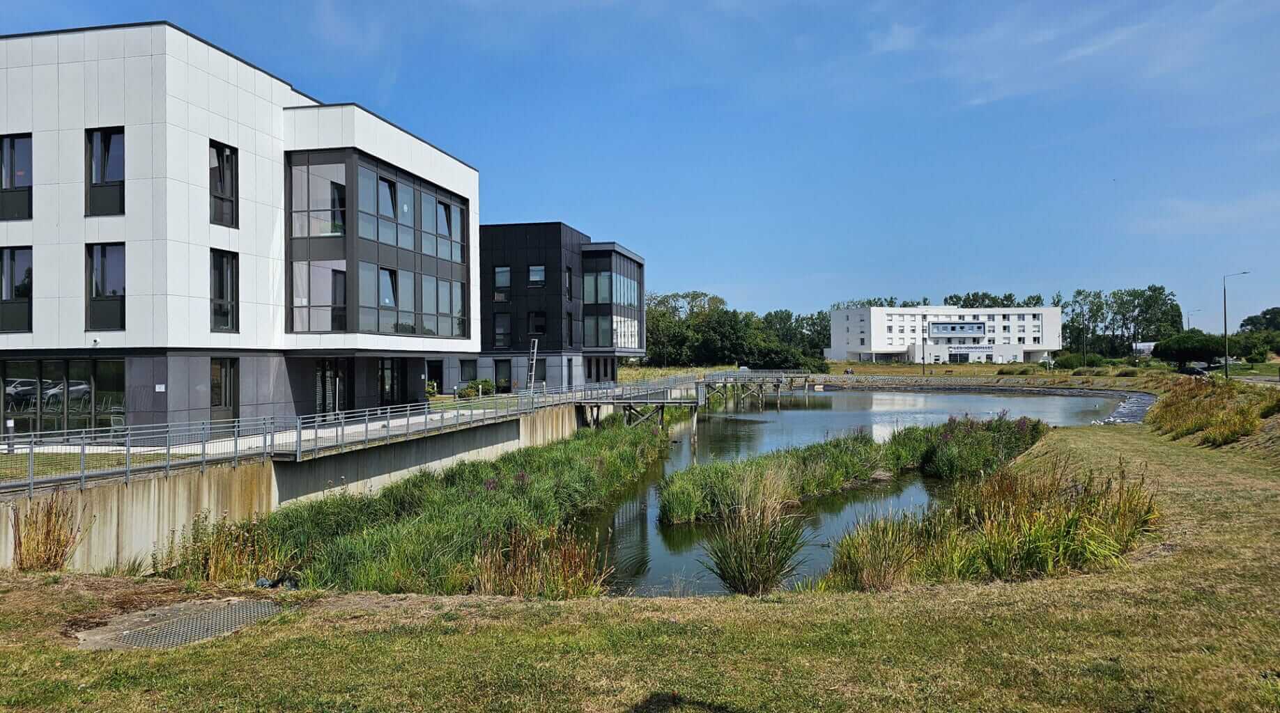 Parc tertaire Le Havre Plateau, bureaux neufs au nord du Havre (c) Le Havre Seine Développement