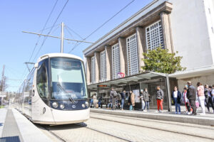 Gare du Havre et tramway (c) Anne-Bettina Brunet - Ville du Havre