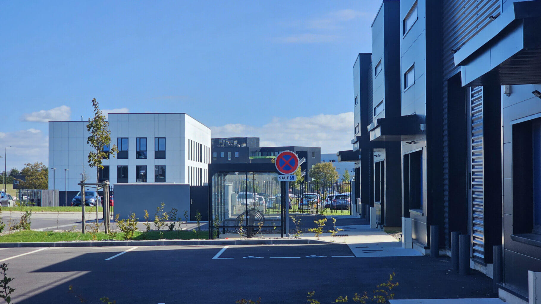 Les Entrepreneurs, locaux d'activités sur le parc d'activités Le Havre Plateau (c) Le Havre Seine Développement