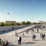 Amphithéâtre du futur port de croisières du Havre (c) Enia Architectes
