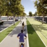 Simulation 3D d'une partie du trajet de la future ligne C du tramway au Havre
