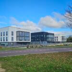 Office buildings including the Le Havre Plateau Business Hotel, in the Le Havre Plateau business park (c) Le Havre Seine Développement
