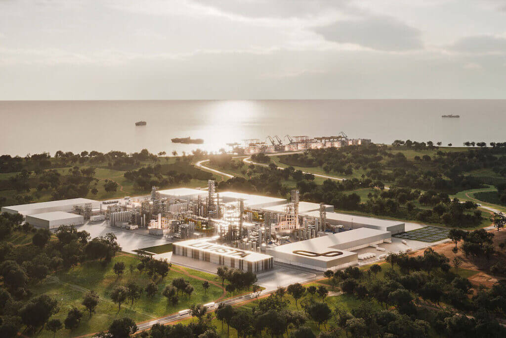 Livista Energy Europe, projet de raffinerie de lithium de qualité batterie sur la Zone Industrielle et Portuaire du Havre (c) Livista Energy Europe