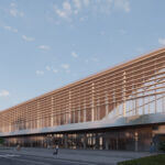 Terminal 1 du futur port de croisières du Havre (c) Enia Architectes