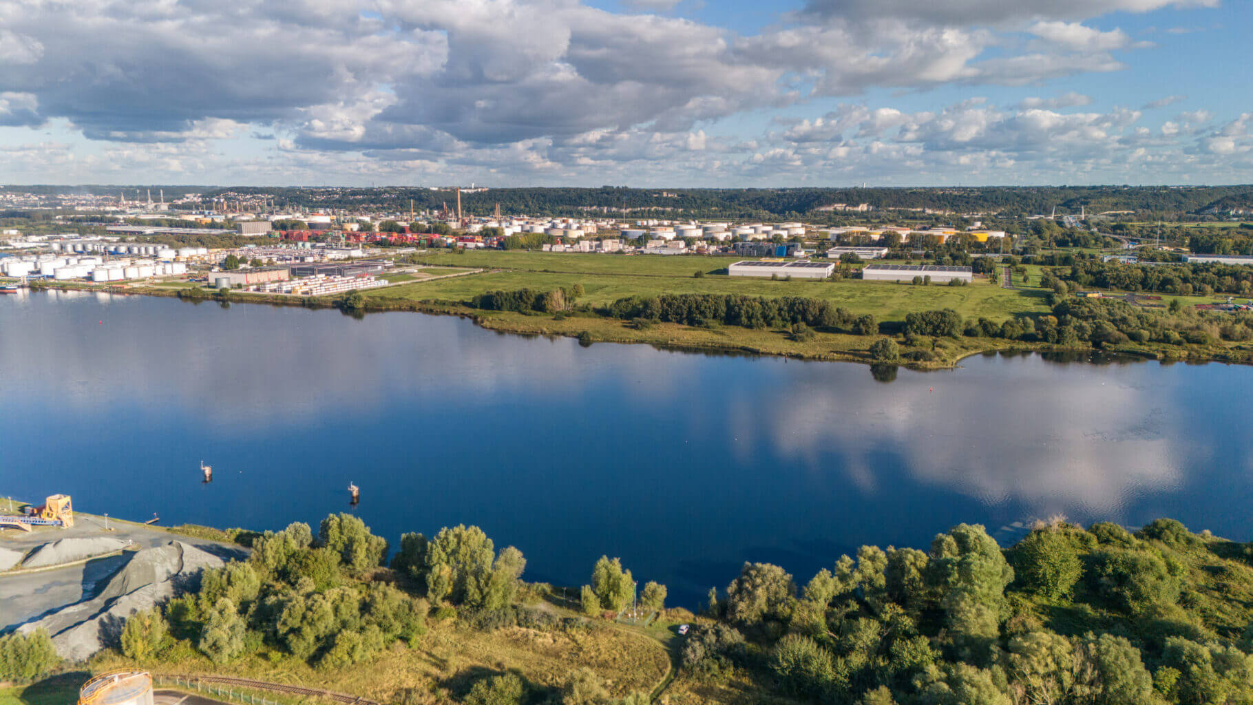 Ouest A29, site industriel clé-en-main France 2030, sur la Zone Industrielle et Portuaire du Havre (c) Marin David