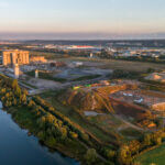 Site Grand Canal, sur la Zone Industrielle et Portuaire du Havre, sur lequel va s'implanter France Kereauzen (c) Marin David
