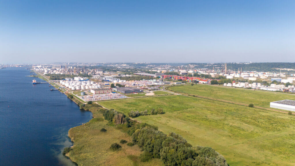 Ouest A29, site industriel clé-en-main France 2030, sur la Zone Industrielle et Portuaire du Havre (c) Marin David