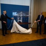 Dévoilement de la maquette des giga-portiques à la Mairie du Havre (c) Anne-Bettina Brunet - Ville du Havre