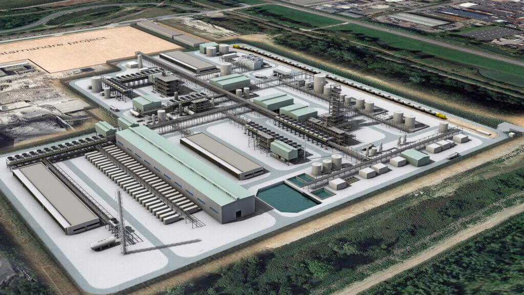 Simulation 3D de France KEREAUZEN par Engie sur le site Grand Canal de la Zone Industrielle et Portuaire