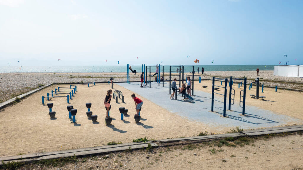 Espace sport de la plage (c) Le Havre Seine Développement