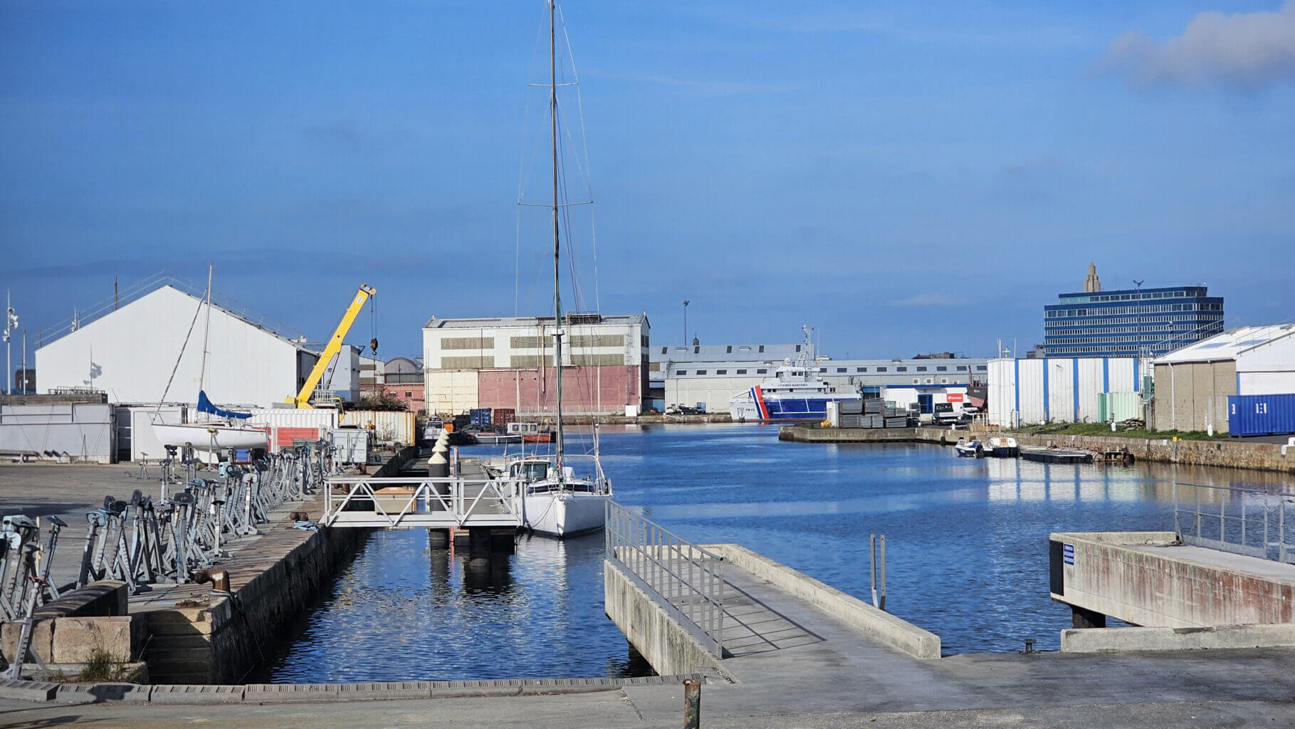 Pointe de l'Escaut au Havre, pour les activités Nautisme (c) Le Havre Seine Développement