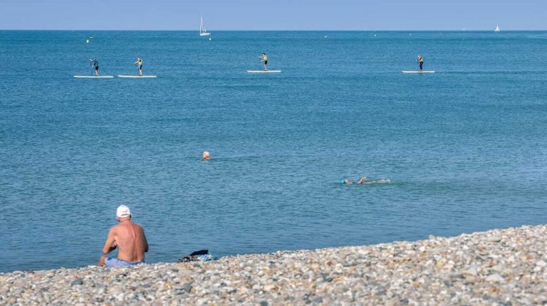 Plage du Havre, 2 km de littoral à 5 minutes à pied de l'hôtel de ville (c) Philippe Bréard - Ville du Havre